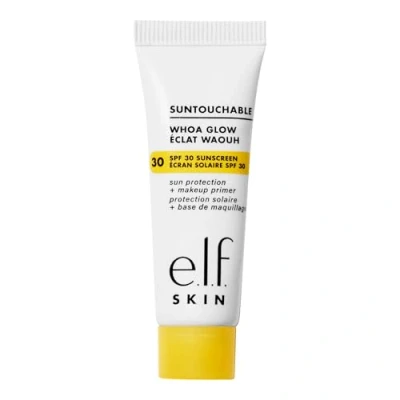 Image of e.l.f. SKIN Suntouchable Whoa Glow SPF 30 Mini, Sunscreen &amp; Makeup Primer For A Glowy Finish, Made With Hyaluronic Acid, Vegan Cruelty Free, Sunbeam