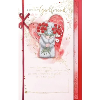 Image of Me To You Bear Lovely Girlfriend Handmade Valentine&#039;s Day Card