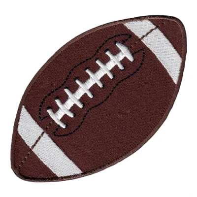 Image of PatchMommy American Footbal Rugby Patch, Iron On/Sew On Sports Embroidered Applique Motif for Children Kids Baby