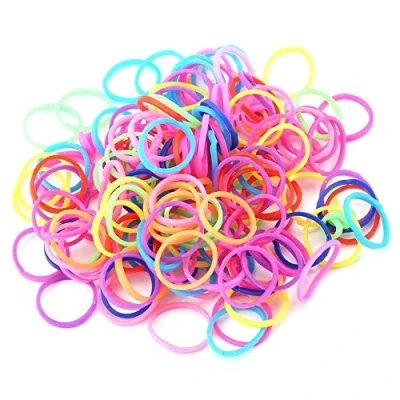 Image of Pet Dog Cat High Elasticity Rubber Bands Mix Colors Varies Patterns Hair Accessories Grooming Products for Puppies Cats and Other Small Pets