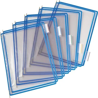 Image of Tarifold Technique Pockets PVC for Info Stand A4 Black Ref 114007 [Pack of 10]