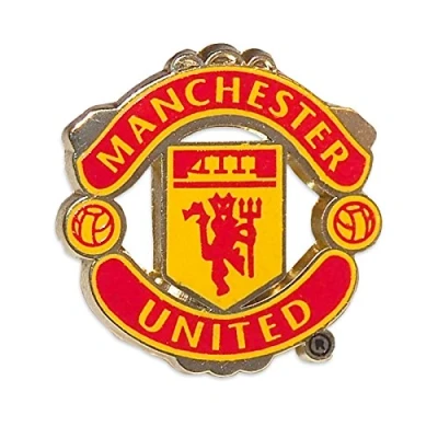 Image of Manchester United FC Official Football Gift 1 Pack Crest Pin Badge