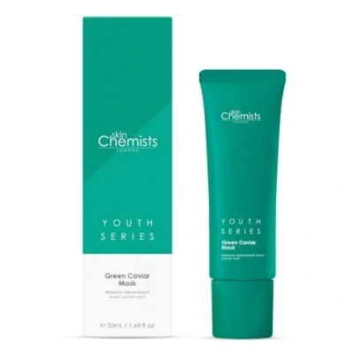 Image of skinChemists Facial Mask with Green Caviar Extract &amp; Bakuchiol 50ml Promotes anti oxidant activity, protects against fine line wrinkles