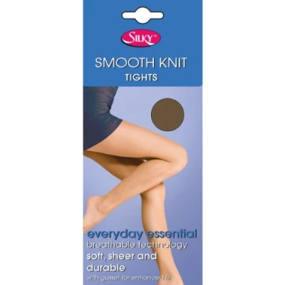 Image of Silky Womens/Ladies Smooth Knit Tights Extra Size (1 Pairs) (X Large (48 54)) (Nude)