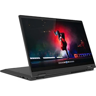 Image of Lenovo IdeaPad Flex 5i 14&quot; Convertible Laptop, FHD (1920 x 1080) Touch Display, Intel Core i3 1115G4 Processor, 4GB DDR4 RAM, 128GB SSD, UHD Graphics, Win 10 in S Mode, 82HS000GUS, Graphite Grey