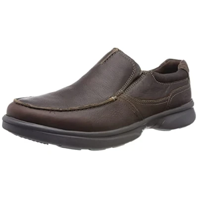 Image of Clarks Men&#039;s Bradley Free Loafer, Tan Tumbled, 10 UK