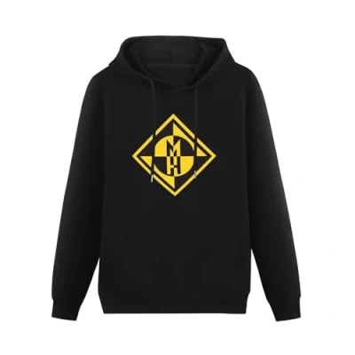 Image of Machine Head Logo Hoodies Long Sleeve Pullover Loose Hoody Men Sweatershirt Size XL Black