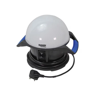 Image of Faithfull FPPSLTL50 Illuminator LED Mains Powered Work Light 50W 4000Lm with Power Take Off Socket, (Link up to 15 Units). 5M Cable