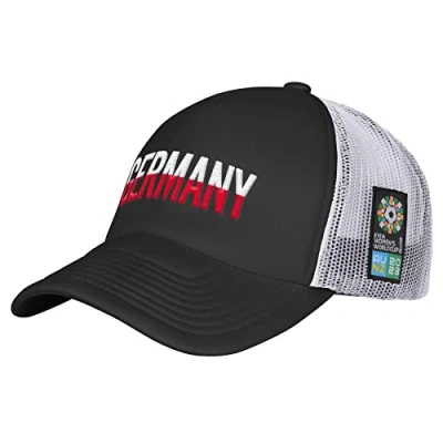 Image of Official 2023 Women&#039;s Football World Cup Adult Classic Trucker Cap, Germany Black