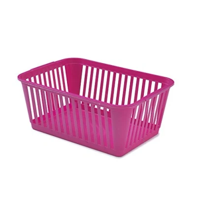 Image of Whitefurze Handy Basket, Plastic, Hot Pink, 37 cm