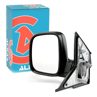 Image of 7E18575079B9, 7H1857521, 7H1857527A9B9 Wing mirror ALKAR 9201985 left Manual Aspherical for hand drive vehicles VOLKSWAGEN: Transporter 5