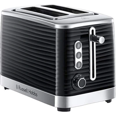 Image of Russell Hobbs Inspire 2 Slice Toaster Black
