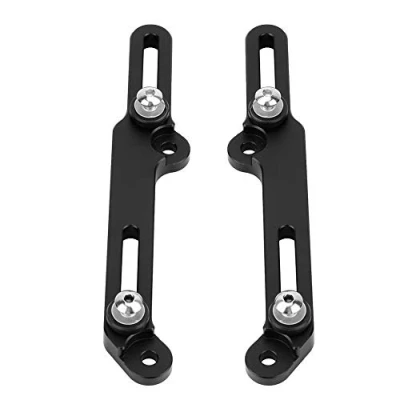 Image of Nc750X Screen Adjust Windscreen Adjusters Motorcycle Windshield Bracket Replacement For 2016 2019 (Black)