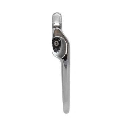 Image of ERA Maxim Offset Locking Window Handle Right Hand Polished Chrome PVC Windows Replacement Silver Chromed