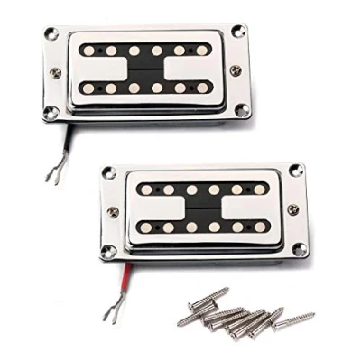 Image of Alnicov 2PCS Guitar Sealed Humbucker Pickups Pick ups Dual Coil for LP Electric Guitars with Mounting Screws