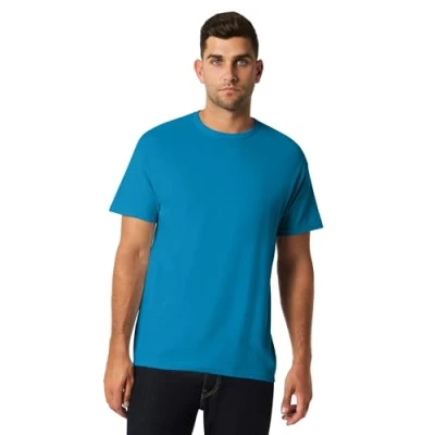 Image of Gildan Mens Heavy Cotton Short Sleeve T Shirt (L) (Antique Sapphire)