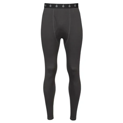 Image of HEAT HOLDERS Mens Long Johns Thermal Bottoms Fleece Lined for Winter (UK, Alpha, M, Regular, Charcoal)