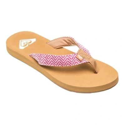 Image of Roxy Porto Tbar sandals, Women&#039;s, Size: 6, Raspberry shoes