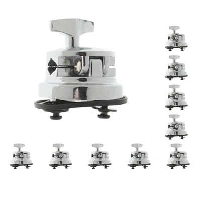 Image of 10 set Zinc Alloy Drum Holder Base Plate Rack Clamp Tom Mount Bracket