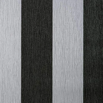 Image of Crystal Stripe Wallpaper Black Silver Glitter Sparkle Striped Textured Vinyl from YöL