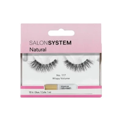 Image of Salon System Natural Lash Effect, Number 117, Black Texture