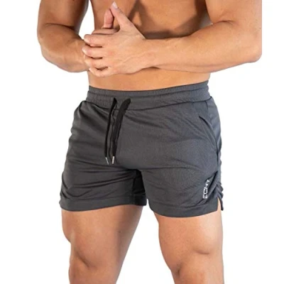 Image of Superora Men&#039;s Running Gym Sport Breathable Outdoor Workout Training Pockets Shorts, Dark Gray, XXL