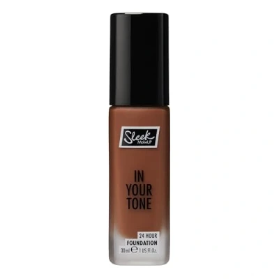 Image of Sleek MakeUP in Your Tone 24 Hour Foundation, Medium Buildable Coverage 30 Shades, Semi Matte Flawless Finish, 10C