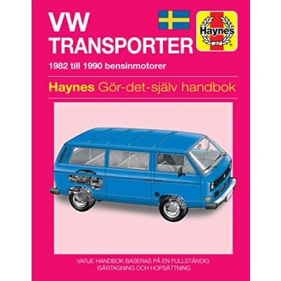 Image of VW Transporter (1982 1990) Haynes Repair Manual (Swedish Language) (Paperback)