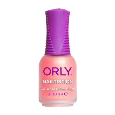 Image of ORLY Nailtrition helps to stimulate fast natural nail growth and strengthens peeling splitting nails. 18ml