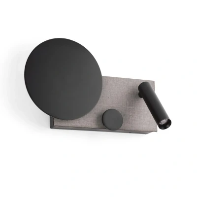 Image of Klee Integrated LED Reading Light Wall Grey, 2700K