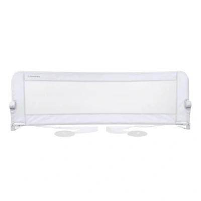 Image of Dreambaby Nicole Bed Guard Rail for Toddlers Extra Wide 150cm &amp; 50cm Tall Easy Assembly, Washable Cover, Safe Transition from Cot to Fits King Size Beds White