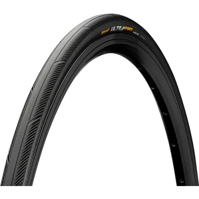 Image of Continental Unisex&#039;s Ultra Sport III Bike Tire, Black, 700x32