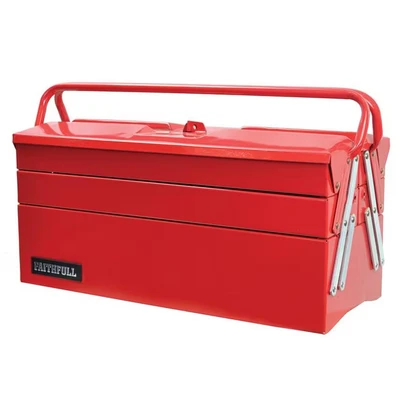 Image of Faithfull FAITBC517 Metal Cantilever 5 Tray Tool Box 404 mm (17 Inch)