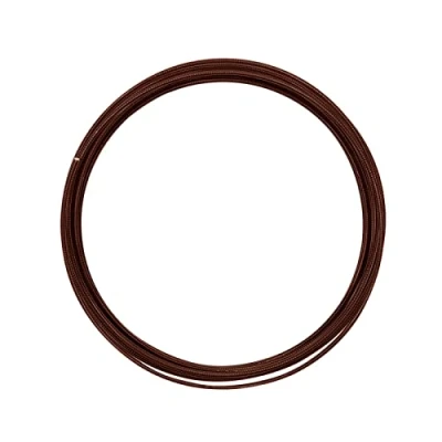 Image of Vaessen Creative Aluminium wire embossed round 2mm 5m brown,