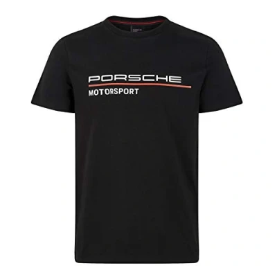 Image of Porsche Motorsport Logo Tee Black L