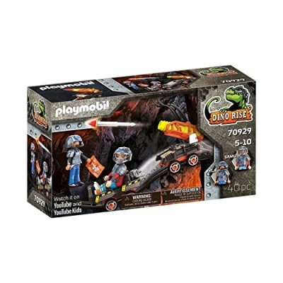 Image of Playmobil Dino Rise 70929 Mine Missile, With Firing Cannon, Dinosaur Toy for Children Ages 5+