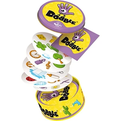Image of Asmodee Dobble Card Game Ages 6+ 2 8 Players 15 Minutes Playing Time