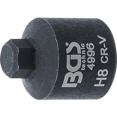 Image of BGS 4996 Brake Calliper Socket internal Hexagon extra short 8 mm