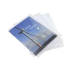 Image of Rapesco Eco Popper Wallet A4 + Clear (Pack of 5) 1040