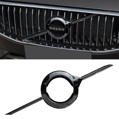 Image of Car Emblem Badge Decal Logo for Volvo XC40 2018 2022,Metal Sign Front/Hood/Trunk Front Grill Stickers Decals Scratch Prevention Styling Accessories