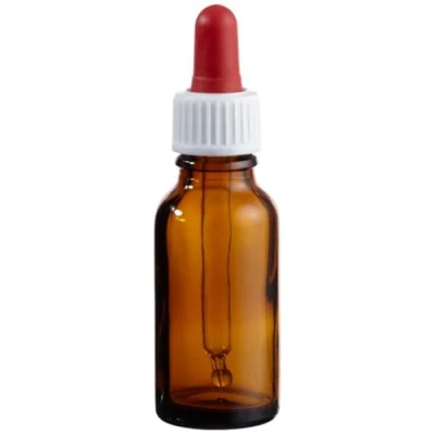 Image of neoLab 1 7241 dropper bottle, screw pipette 20 ml, brown.