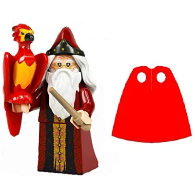 Image of LEGO Harry Potter Series 2: Dumbledore with Extra Red Spongy Cape (71028)