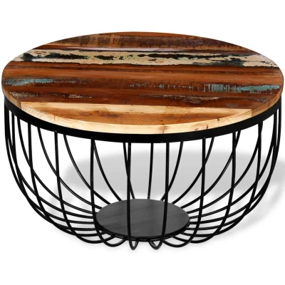 Image of vidaXL Coffee Table Solid Reclaimed Wood