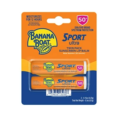 Image of Banana Boat Spf#50+ Sport Ultra Lip Balm Twin Pack