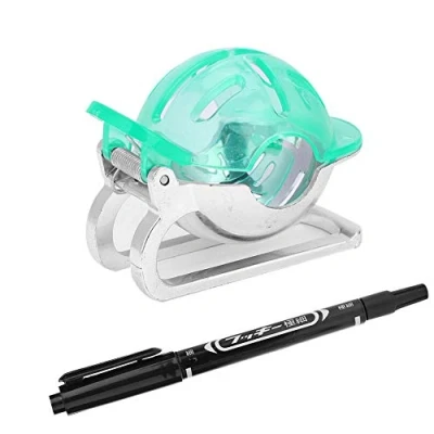 Image of Keenso Golf Ball Marker, Line Drawing Tool Alignment Putting Kit with Pens Template Liner Recreational Sports