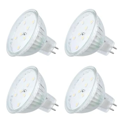 Image of SEBSON MR16 LED Bulbs Warm White 2900K 3.5W 4 Pack Spot Lights Ceiling Equivalent 30W Halogen, 280lm, 110º Beam Angle 12V DC, GU5.3 Light Bulb, Non dimmable