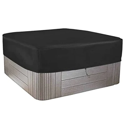 Image of Schleuder Waterproof Square Hot Tub Cover Outdoor SPA Covers, Covers,with Elastic for Bathtub (230 * 230 25 cm)