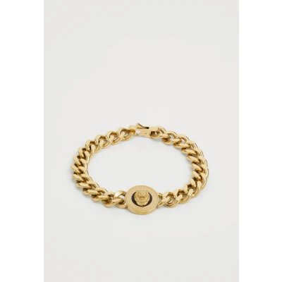 Image of Guess LION KING Bracelet Yellow goldcoloured, Men&#039;s, Size: Large, gold/coloured