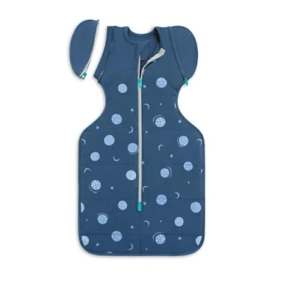 Image of Love To Dream Swaddle Up Transition Bag Medium 6 8.5 kg, Denim, Snug Fit, Zip Off Wings, 2.5 TOG Suitable for Cooler Temperature (16 20C), Machine Washable &amp; Double Easy Nappy Change
