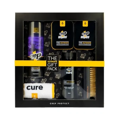 Image of Crep Protect The Ultimate Shoe Care Bundle Gift Pack Protector Spray Sneaker Cleaner Quick Cleaning Wipes Premium Bush &amp; Microfiber Cloths